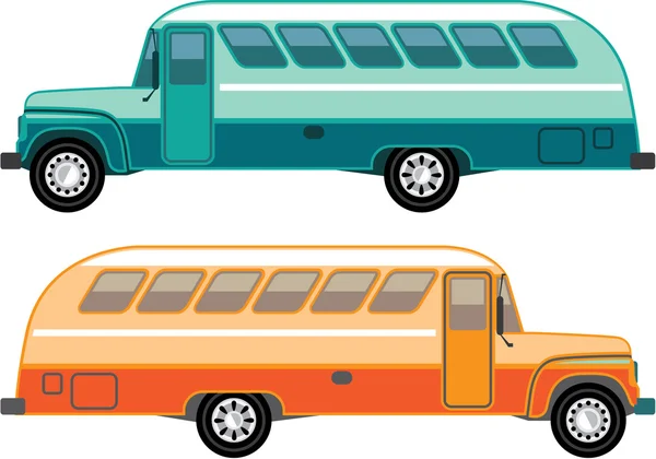 Vintage vector de autobús — Archivo Imágenes Vectoriales