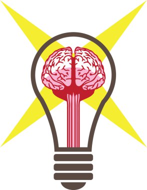 beyin ampulü çizimi