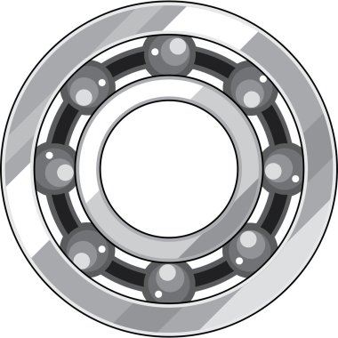 Ball bearing vector clipart