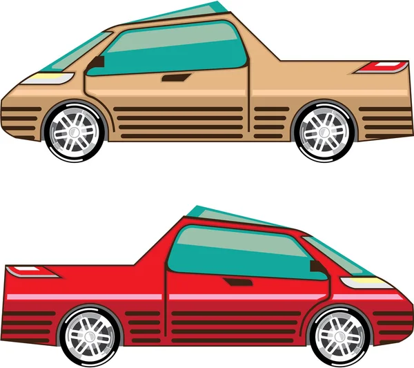 Concepto coche vector Auto vehículo de conducción — Archivo Imágenes Vectoriales