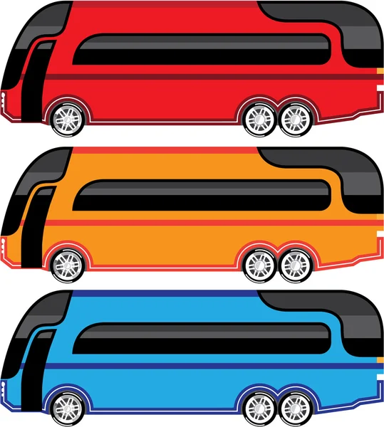 New Bus vector — Stock Vector