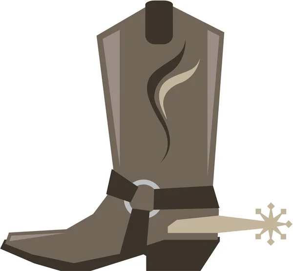 Cowboy Boot Vector — Stock Vector