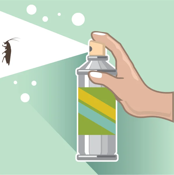 Bug Spray Vector — Vetor de Stock