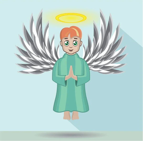 Vector del ángel del bebé — Vector de stock