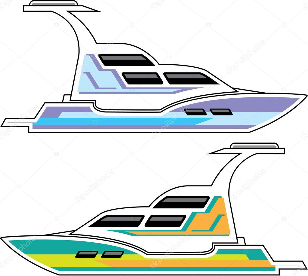 Cruizer boat vector