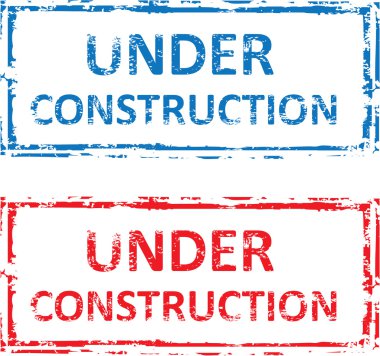 İnşaat pul vektör altında