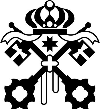 Çapraz anahtarlar simge vektör orijinal