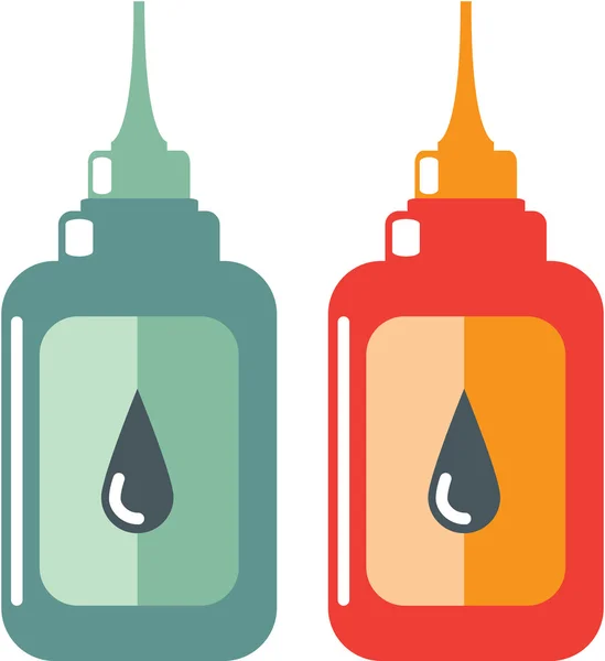 Oil Bottle Vector — Stock Vector