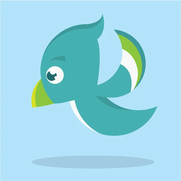 Birdie ikonen vektor — Stock vektor