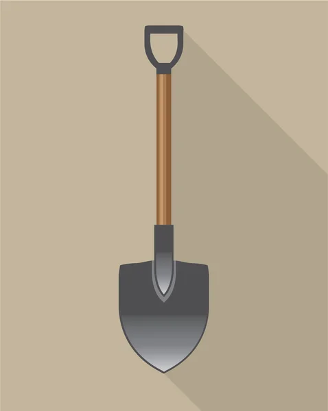 Shovel Vector Illustration — Stock Vector