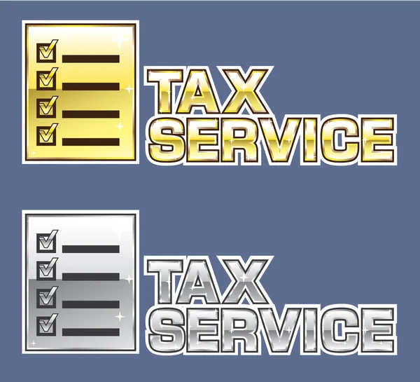税收服务矢量 — 图库矢量图片
