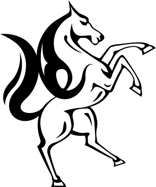 Vecteur de chevaux sauvages — Image vectorielle