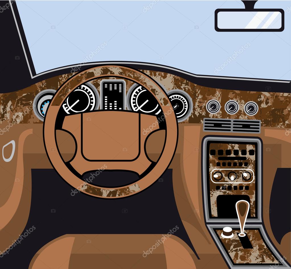 Car interior Wood Trim Vector Stock Vector Image by ©anton_novik 89142488