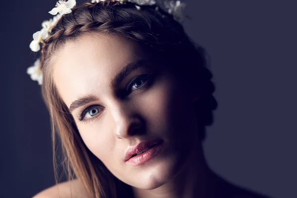 Menina de beleza eslava — Fotografia de Stock