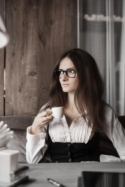 Business mood and coffee — Stock Photo, Image