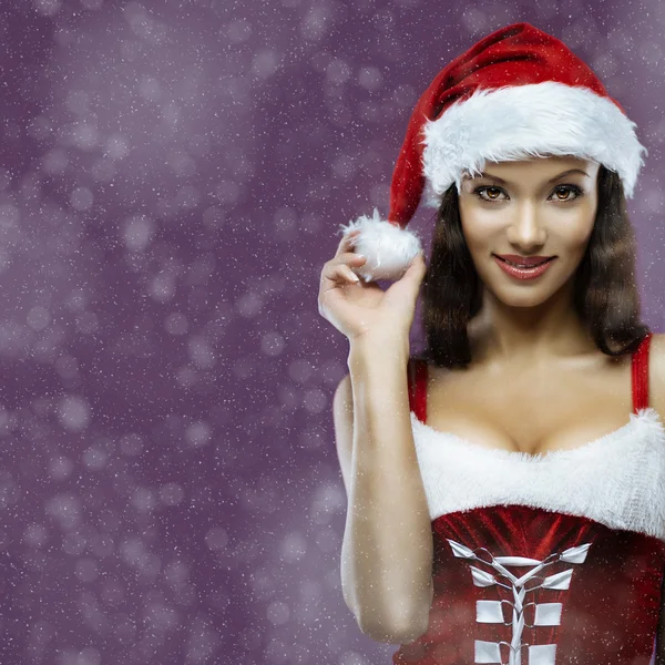 Santa girl — Stock Photo, Image