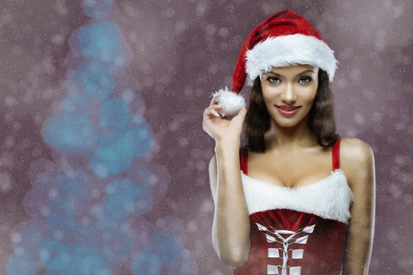 Santa girl — Stock Photo, Image