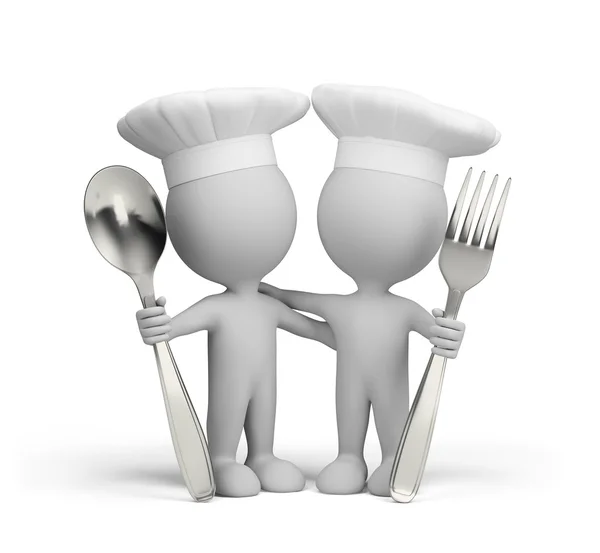 Dos cocineros —  Fotos de Stock