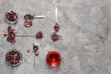 Masada amberçiçeği çayı ile kompozisyon