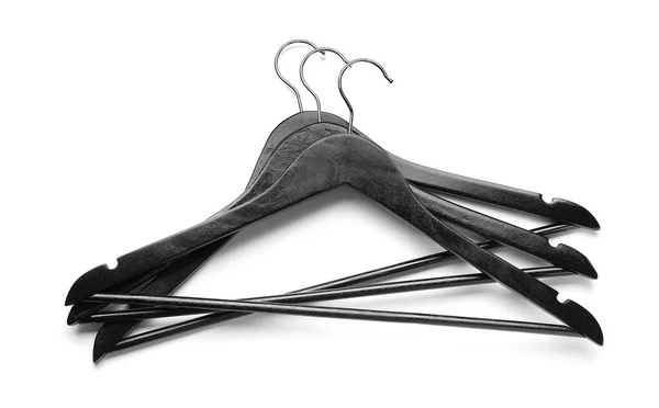 Clothes Hangers White Background — Stock Photo, Image