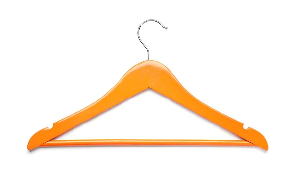 Kleding Hanger Witte Achtergrond — Stockfoto