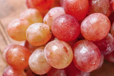 Taze üzümler, yakın çekim.