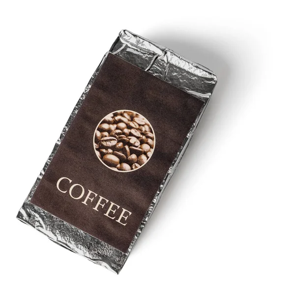 Kaffeetasche Auf Weißem Hintergrund — Stockfoto