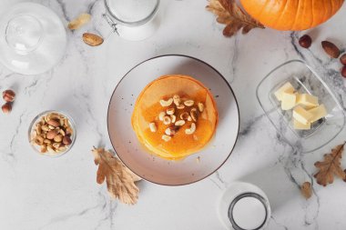 Masada lezzetli balkabağı krepleri