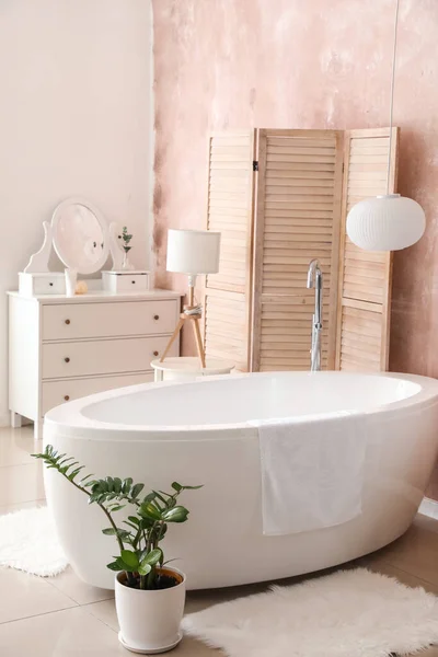 Intérieur Salle Bain Élégante Propre — Photo