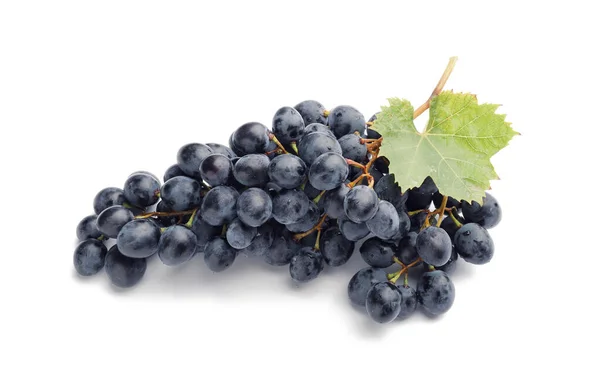 Słodkie Dojrzałe Winogrona Białym Tle — Zdjęcie stockowe