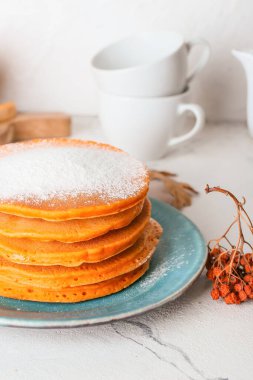 Masada lezzetli balkabağı krepleri
