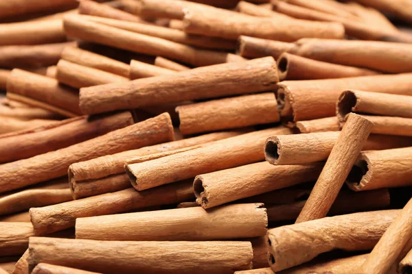 Many Cinnamon Sticks Background — Stock Photo, Image
