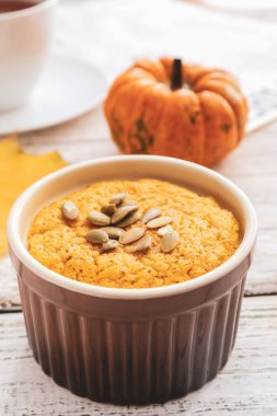 Masada lezzetli balkabağı pudingi