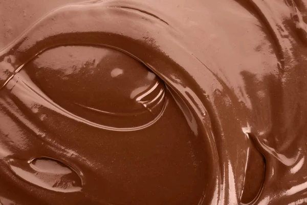 Cokelat Manis Meleleh Sebagai Latar Belakang Closeup — Stok Foto
