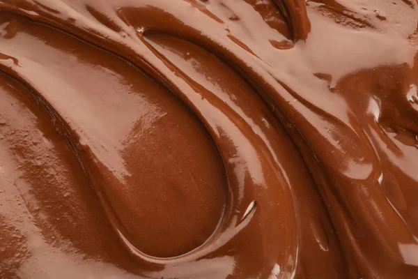 Zoet Gesmolten Chocolade Als Achtergrond Close — Stockfoto