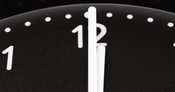 Nahaufnahme Von Pfeil Der Uhr — Stockvideo