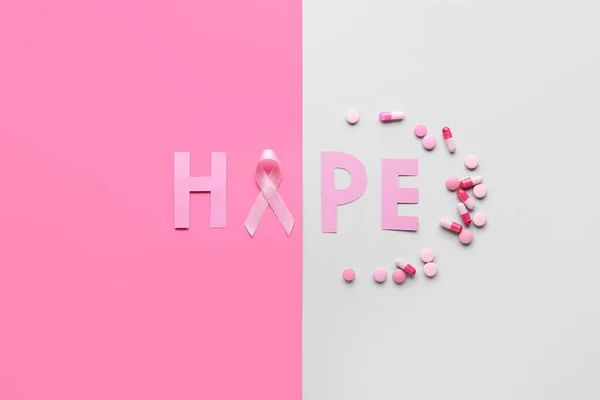 Hope 유방암에 — 스톡 사진