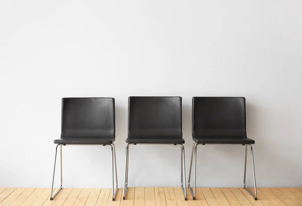 Modern Chairs Light Wall — Stock Photo, Image