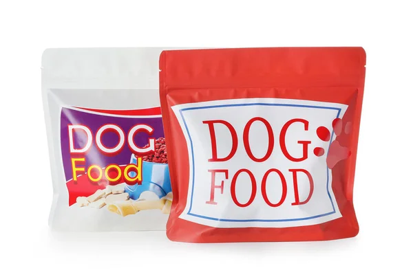 Tasty Pet Food White Background — Stock Photo, Image