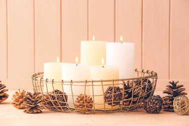 Masada külahlı güzel aroma mumları