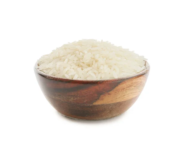有白底米饭的碗 — 图库照片