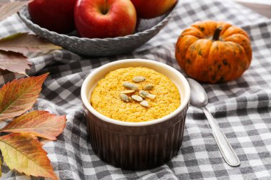 Masada lezzetli balkabağı pudingi