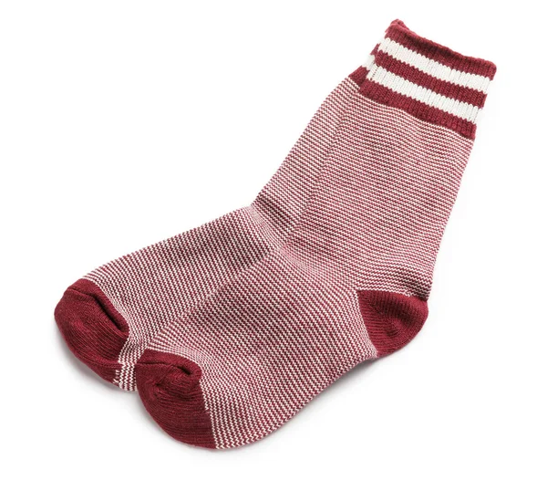 Warm Socks White Background — Stock Photo, Image