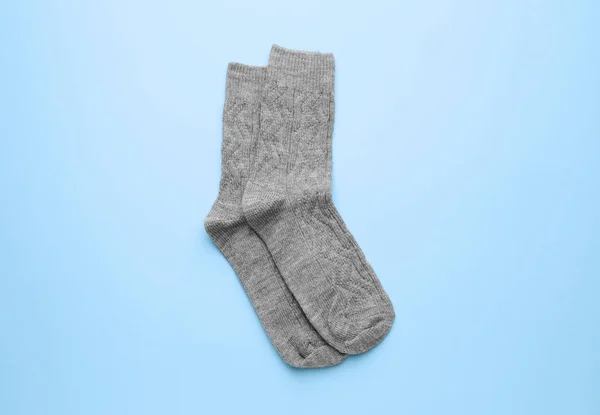 Warm Socks Color Background — Stock Photo, Image