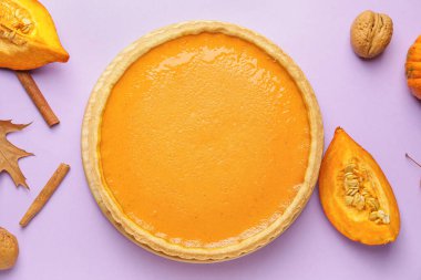 Renkli balkabağı turtası