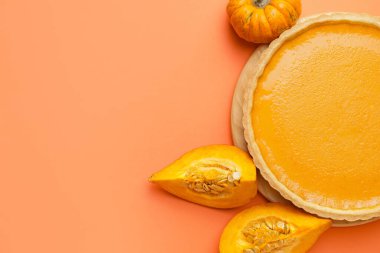 Renkli balkabağı turtası