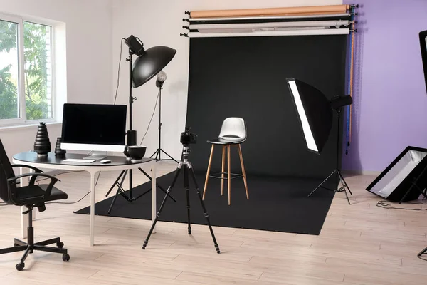 Photo Studio Modern Equipment — 스톡 사진