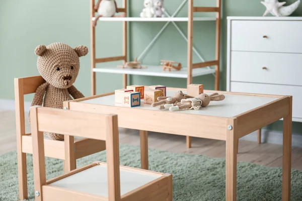 Interior Modern Playroom Kindergarten — Stock Photo, Image