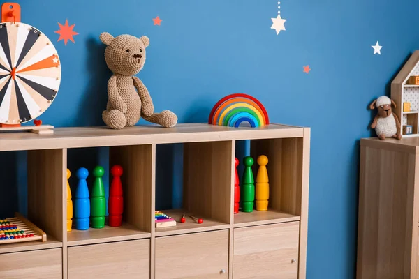 Einrichtung Eines Modernen Spielzimmers Kindergarten — Stockfoto