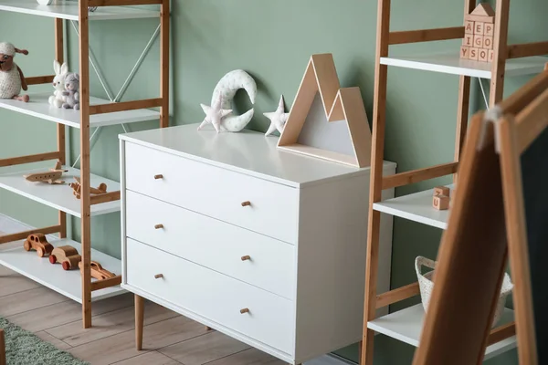 Interior Modern Playroom Kindergarten — Stock Photo, Image